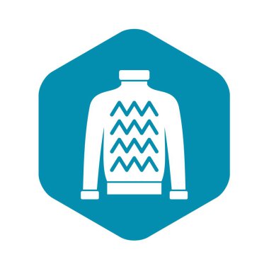 Erkek kazak simgesi, basit tarzı