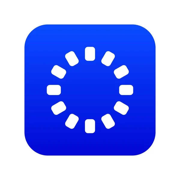 Firma descargar icono en línea digital azul — Archivo Imágenes Vectoriales