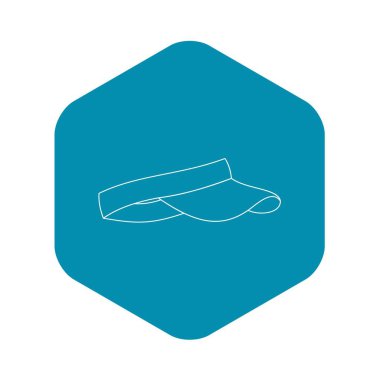 Güneşlik simgesi, anahat stili