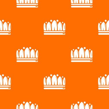 Kar taç tasarlamak turuncu vektör