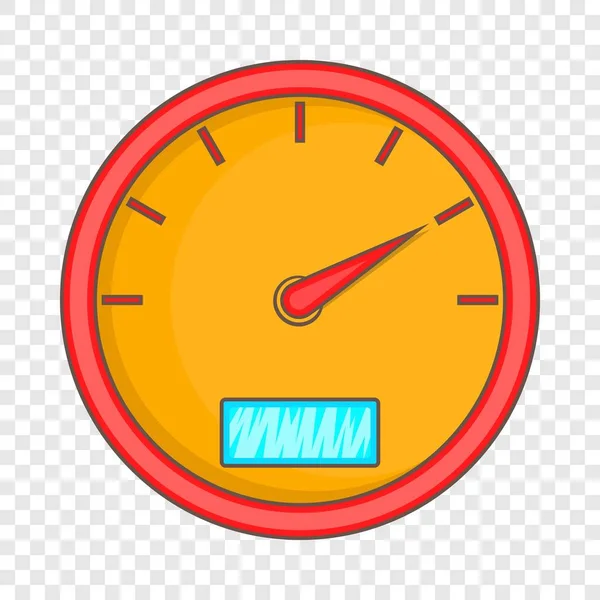 Speedometer icon, cartoon style — Stock Vector