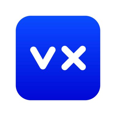 Yağ kene ve çapraz simgesi dijital mavi