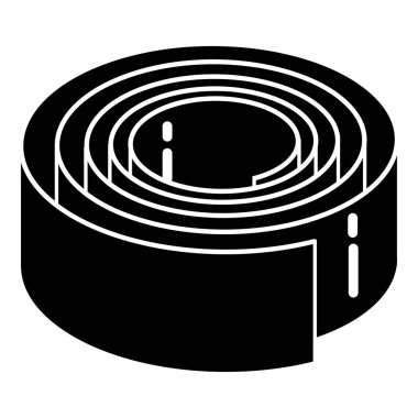 Metal bobin simgesi, basit tarzı