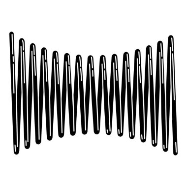 Çelik yay simgesi, basit stil