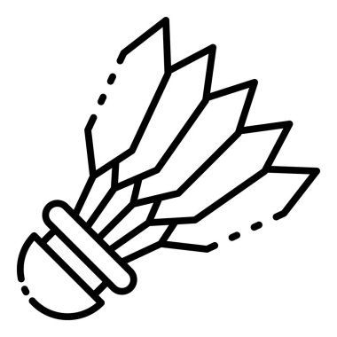 Shuttlecock simgesi, özet biçimi