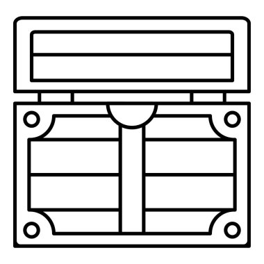 Alt göğüs simgesi, dış hat biçimi