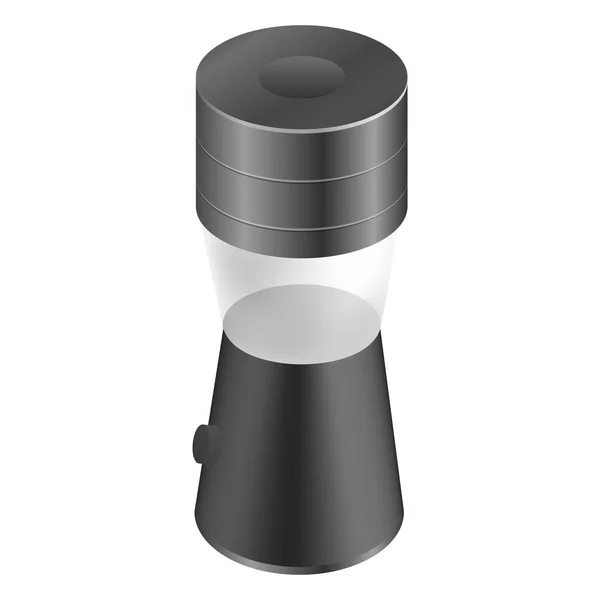 Modern kaffe grinder ikon, realistisk stil — Stock vektor