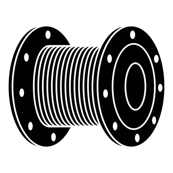 Icône de bobine de câble, style simple — Image vectorielle