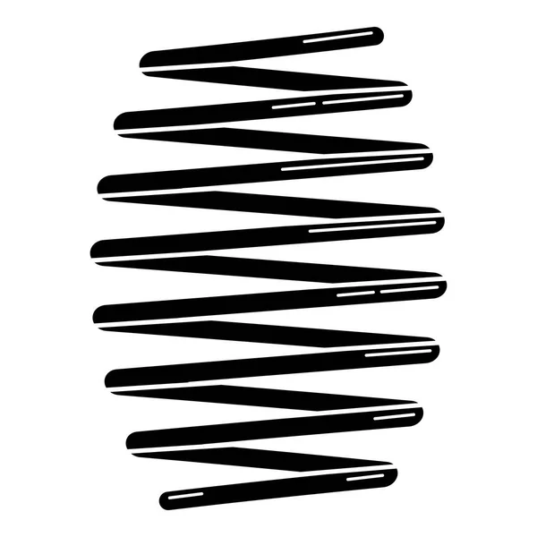 Car spring icon, simple style — Stock Vector