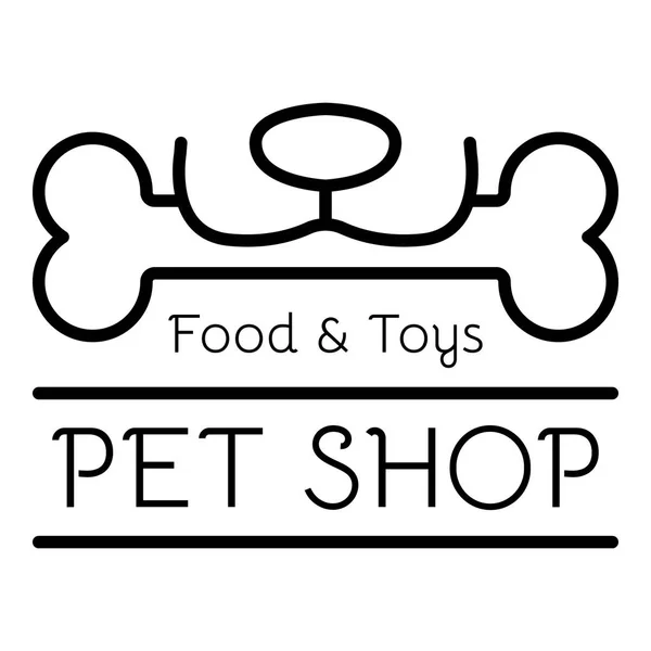 Логотип магазина игрушек, стиль набросков — стоковый вектор