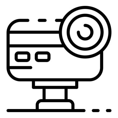 Eylem kamerası simgesi, özet biçimi