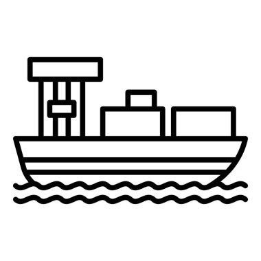 Kargo gemisi simgesi, taslak biçimi