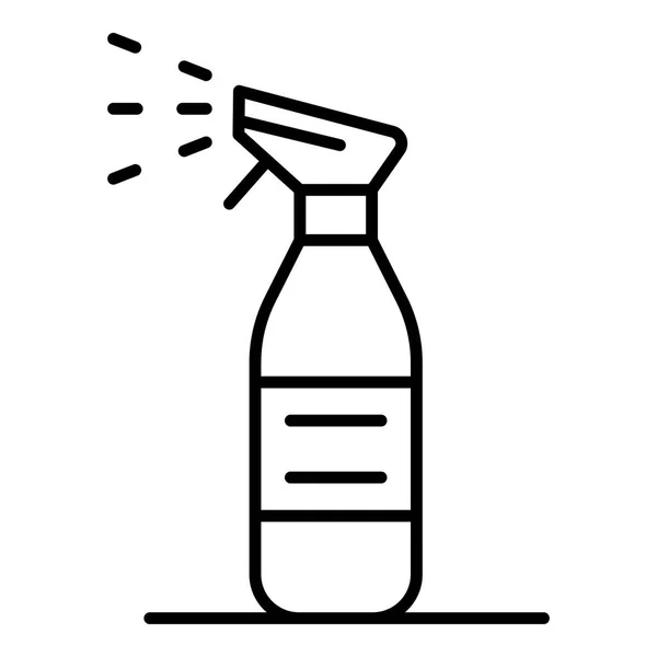 Clean spray icon, outline style — Stock Vector