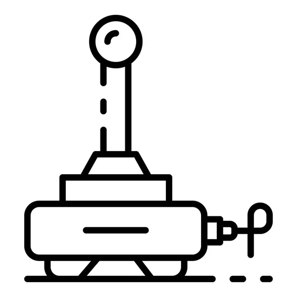 Icono de gamepad, estilo de esquema — Archivo Imágenes Vectoriales
