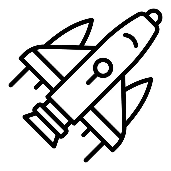 Uzay gemisi simgesi, özet biçimi — Stok Vektör