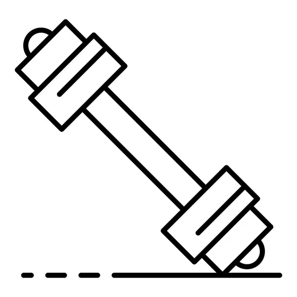 Icona del bilanciere, stile contorno — Vettoriale Stock
