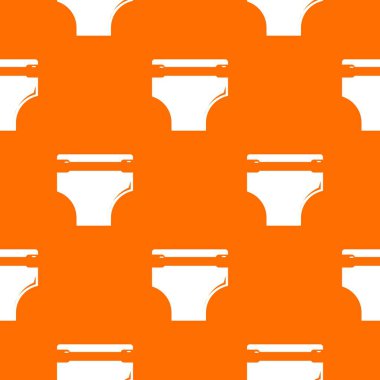 Bebek bezi desen vektör turuncu