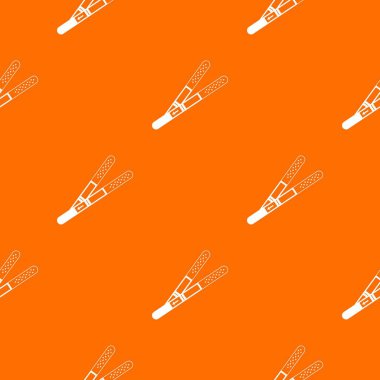 Gebelik testleri desen vektör turuncu