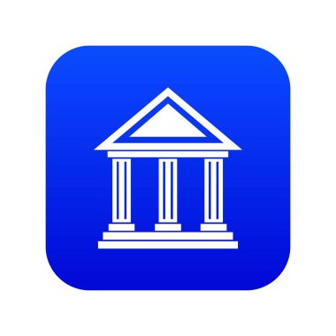 Colonnade simgesi dijital mavi