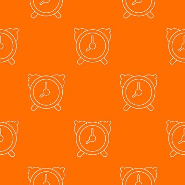 Alarm saat desen vektör turuncu