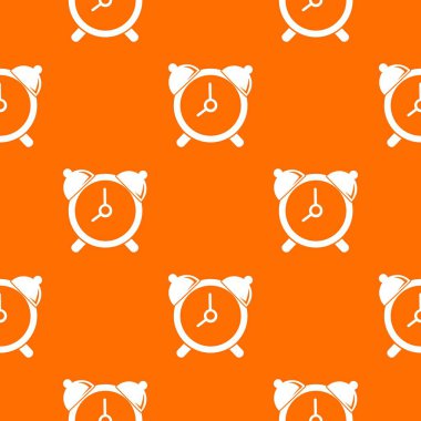 Alarm saat desen vektör turuncu