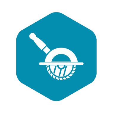 Dairesel testere simgesi, basit biçim