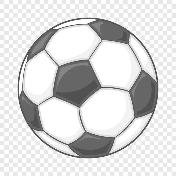 Icona del pallone da calcio, stile cartone animato — Vettoriale Stock