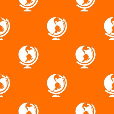 Küre desen vektör turuncu