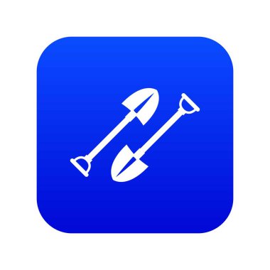 Benim mavi simge vektör kürek