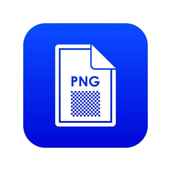 Файл піктограми PNG цифровий синій — стоковий вектор