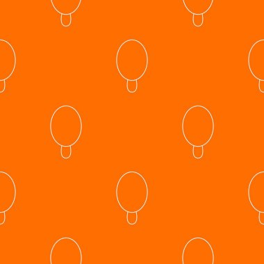 Daire dondurma desen vektör turuncu