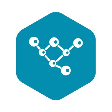 Molekül yapısı simgesi, basit tarzı