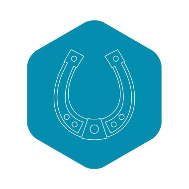 At nalı simgesi, anahat stili