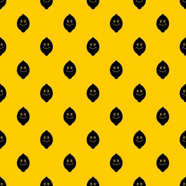 Gülümseyen limon meyve tasarlamak vektör