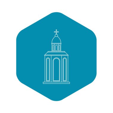 Kilise kutsal kişilerin resmi, anahat stili