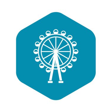 Dönme dolap simgesi, basit tarzı