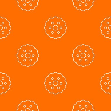 Bisküvi desen vektör turuncu