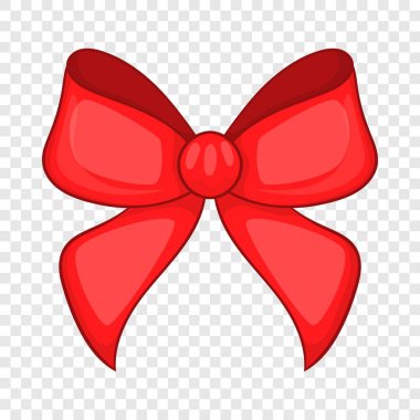 Kırmızı yay simgesi, karikatür tarzı