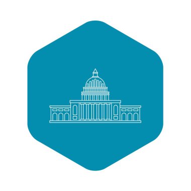 Beyaz Saray simgesi, anahat stili