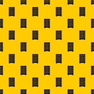 Çekmeceli ahşap dolap desen vektör