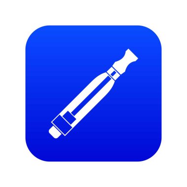 Clearomizer simgesi dijital mavi