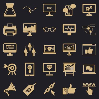 Kurtarma sabit sürücü simgeler kümesi, basit tarzı