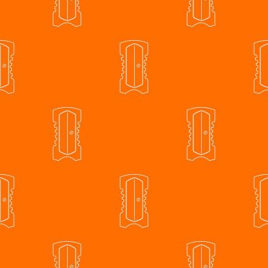 Kalemince desen vektör turuncu