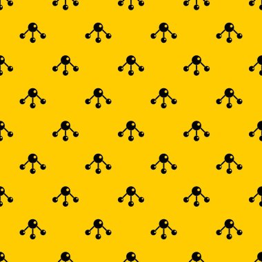 Kimyasal ve fiziksel moleküller desen vektör