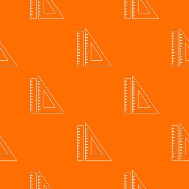 Cetvel desen vektör turuncu