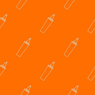 Keçe ipucu kalem desen vektör turuncu