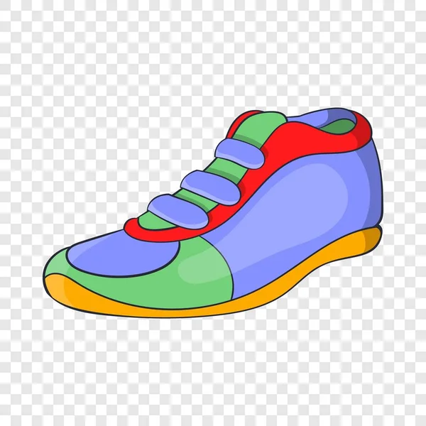 Икона спортивной обуви, стиль мультфильма — стоковый вектор
