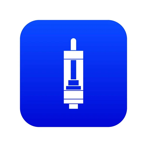 Clearomizer para el icono de cigarrillo azul digital — Archivo Imágenes Vectoriales