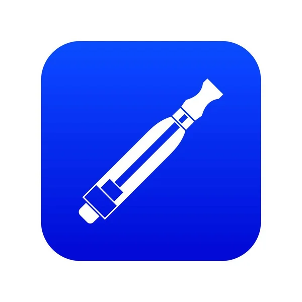 Clearomizer icon digitale blauw — Stockvector