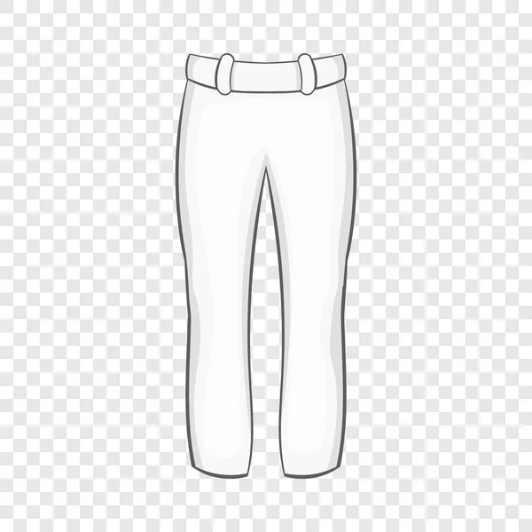 Giocatore di baseball pantaloni icona, stile cartone animato — Vettoriale Stock